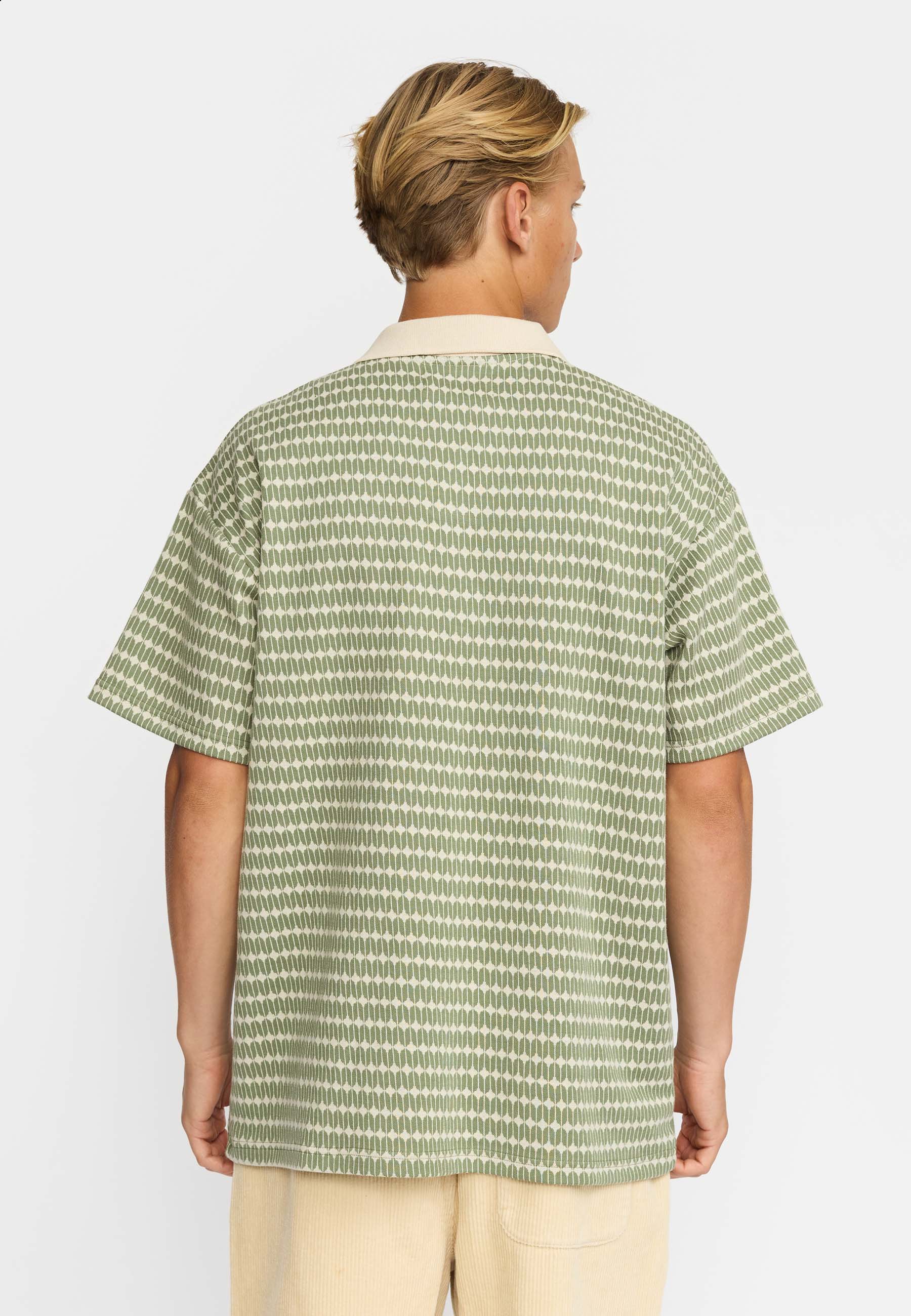 REVOLUTION Jaquard Polo - Light Green - FREESTYLE LLORET