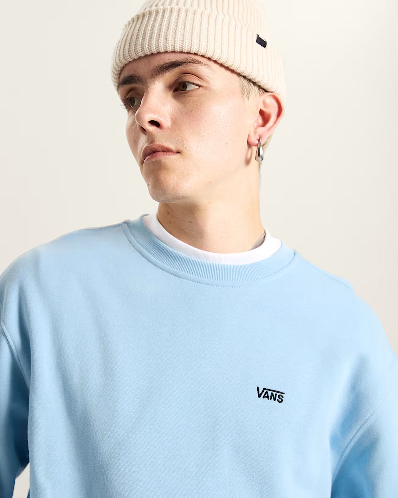 VANS Left Chest II Loose Crew - Blue Sky