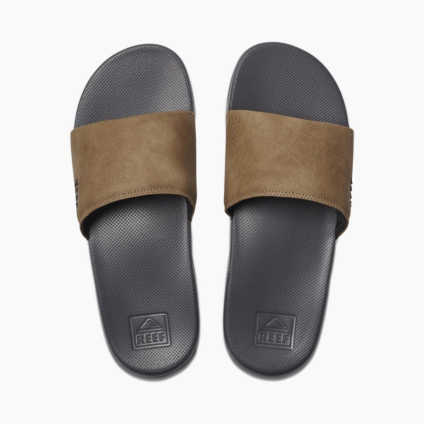 REEF ONE SLIDE - Grey Tan