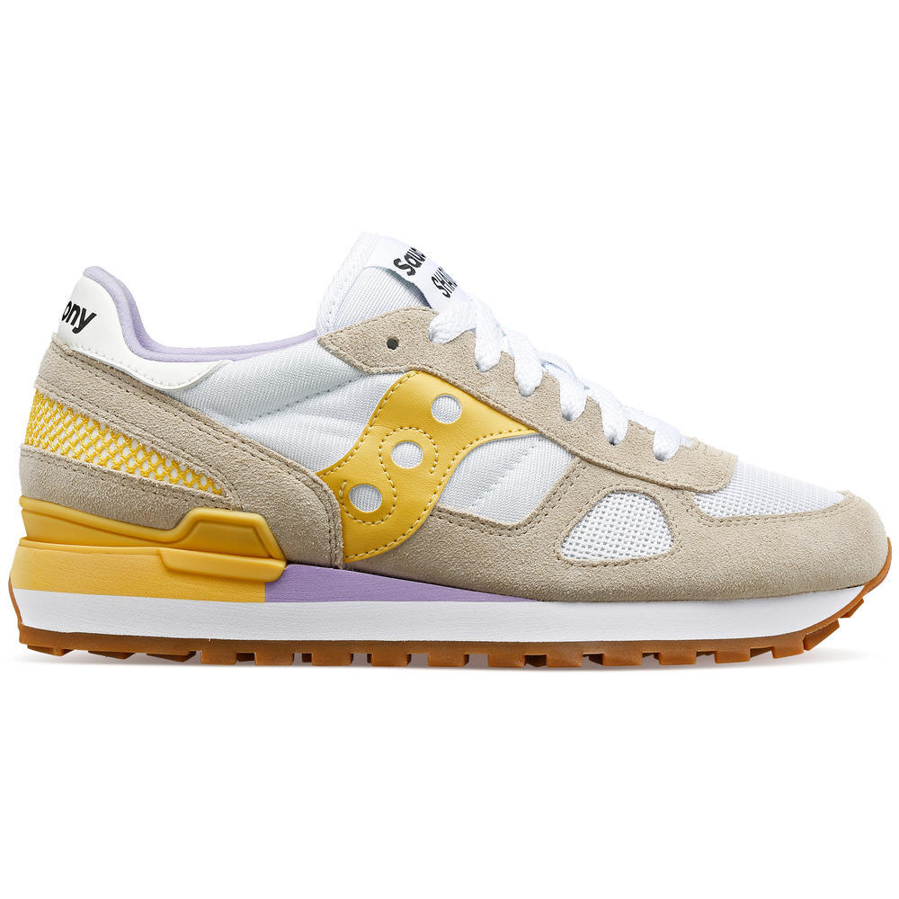 SAUCONY SHADOW ORIGINAL - white /yellow