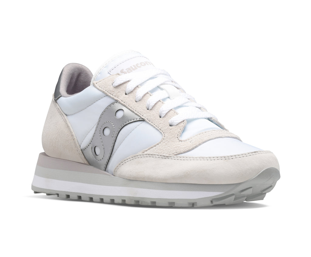 SAUCONY JAZZ TRIPLE - White Silver - FREESTYLE LLORET