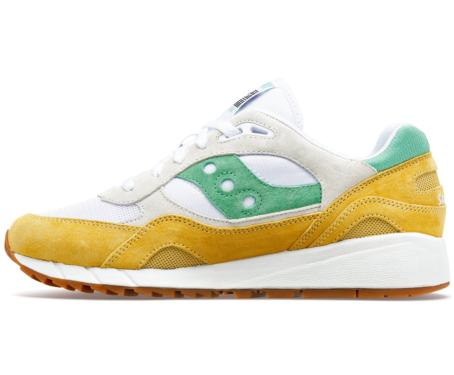 SAUCONY SHADOW 6000 - White Yellow Green