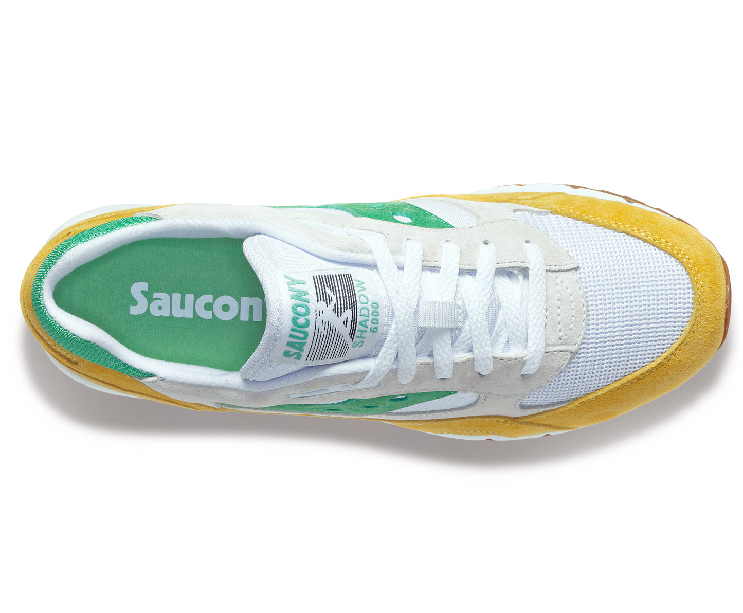 SAUCONY SHADOW 6000 - White Yellow Green