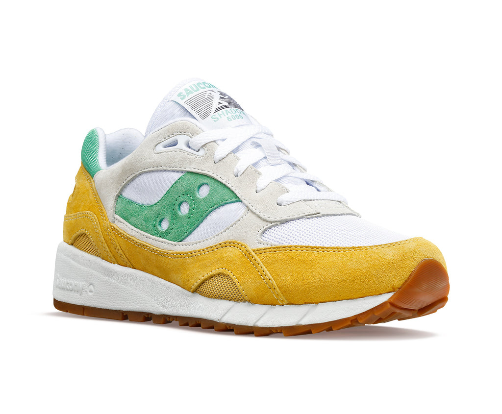 SAUCONY SHADOW 6000 - White Yellow Green