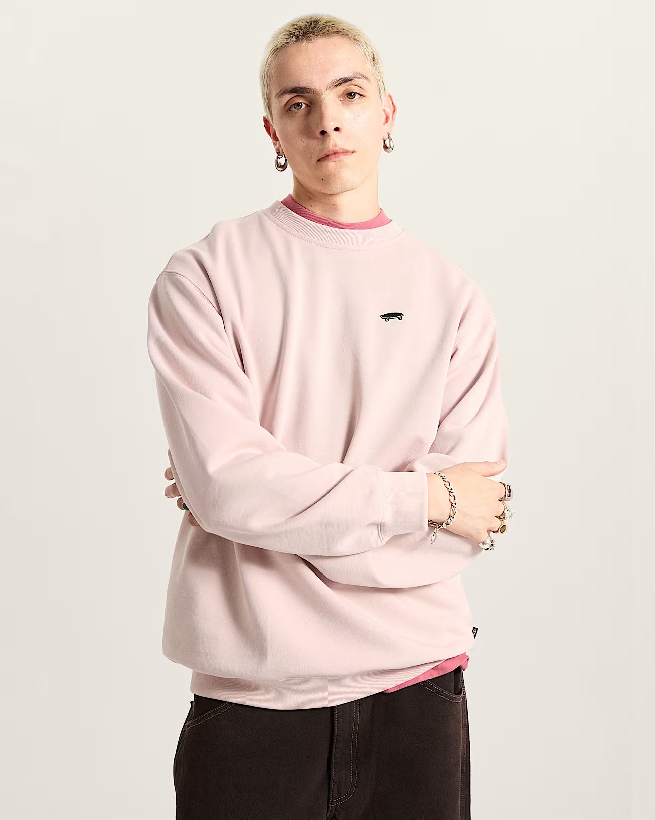 VANS Salton Loose Crew - Pink Sepia Rose