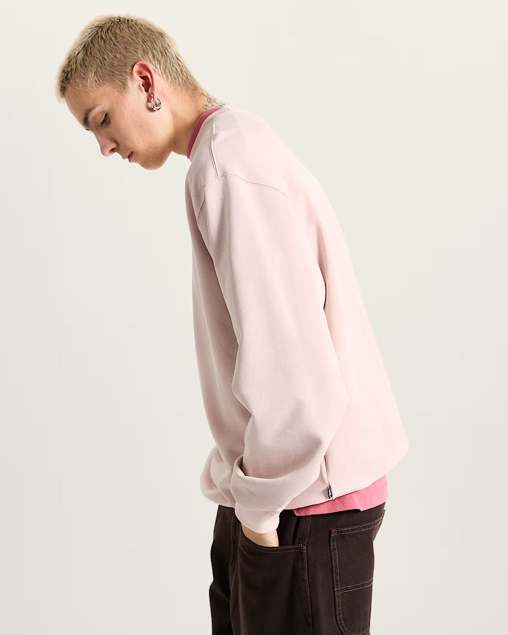 VANS Salton Loose Crew - Pink Sepia Rose