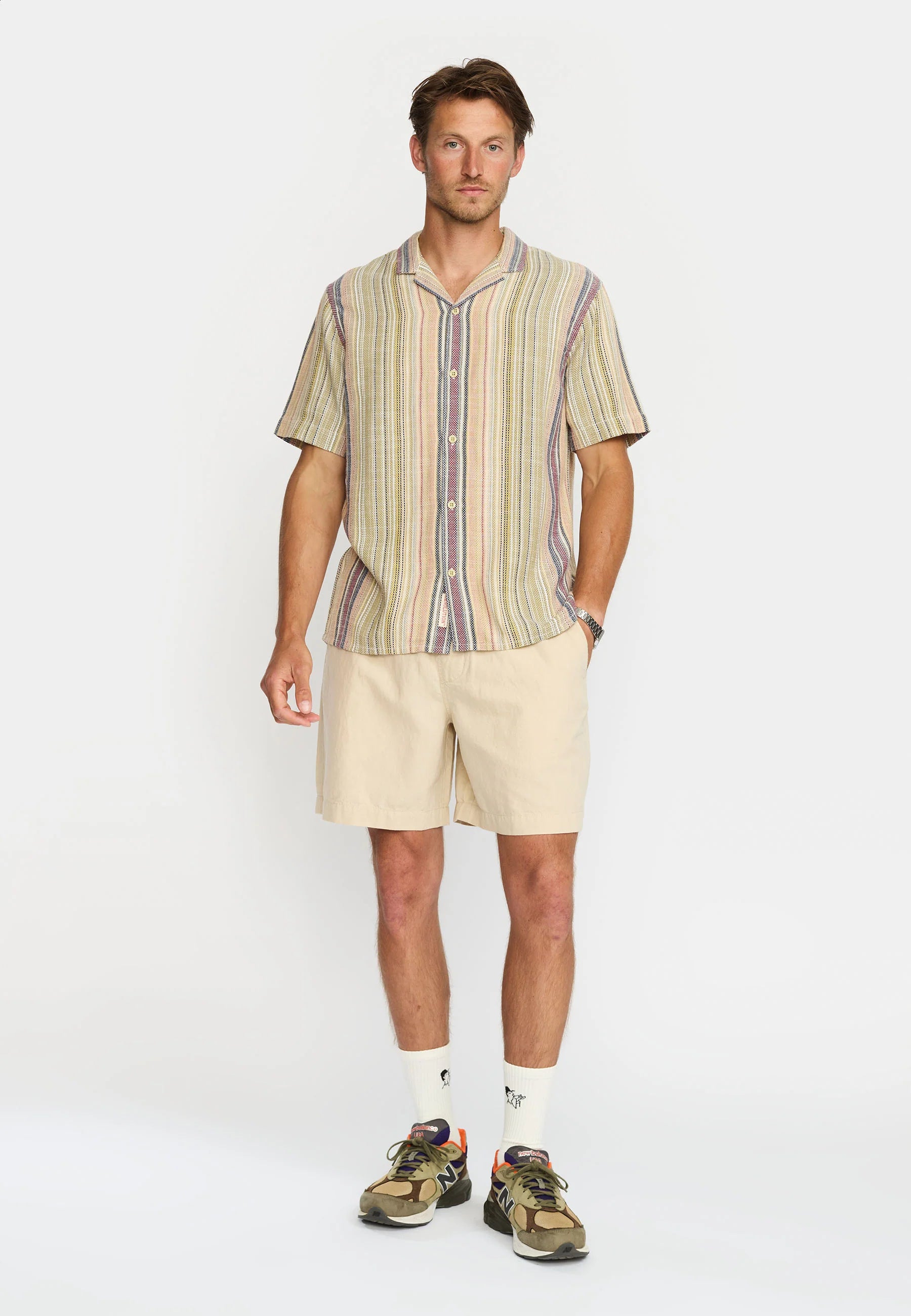 REVOLUTION Short-sleeved Cuban Shirt - Army - FREESTYLE LLORET