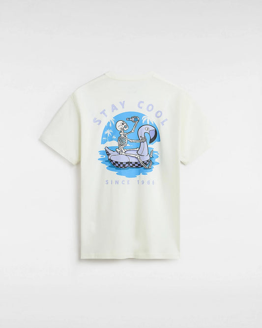 VANS STAY COOL SS TEE - Marshmalow