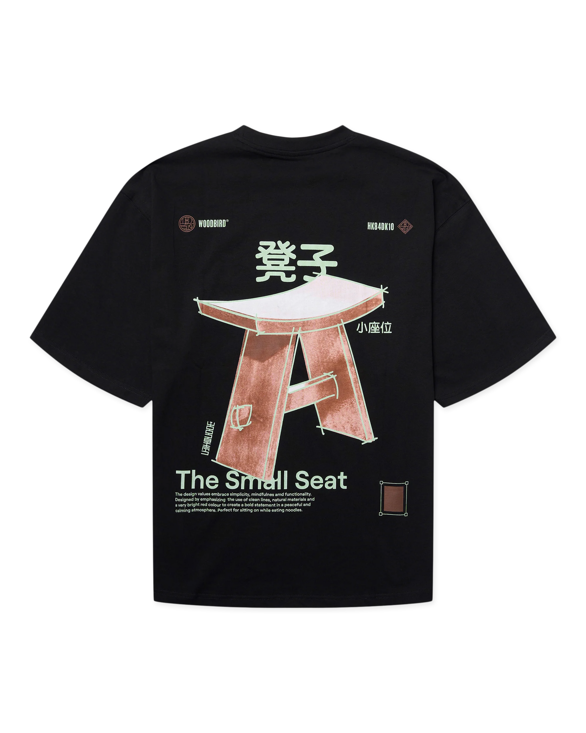 WOODBIRD WBBeam Seat SS Tee - Black - FREESTYLE LLORET