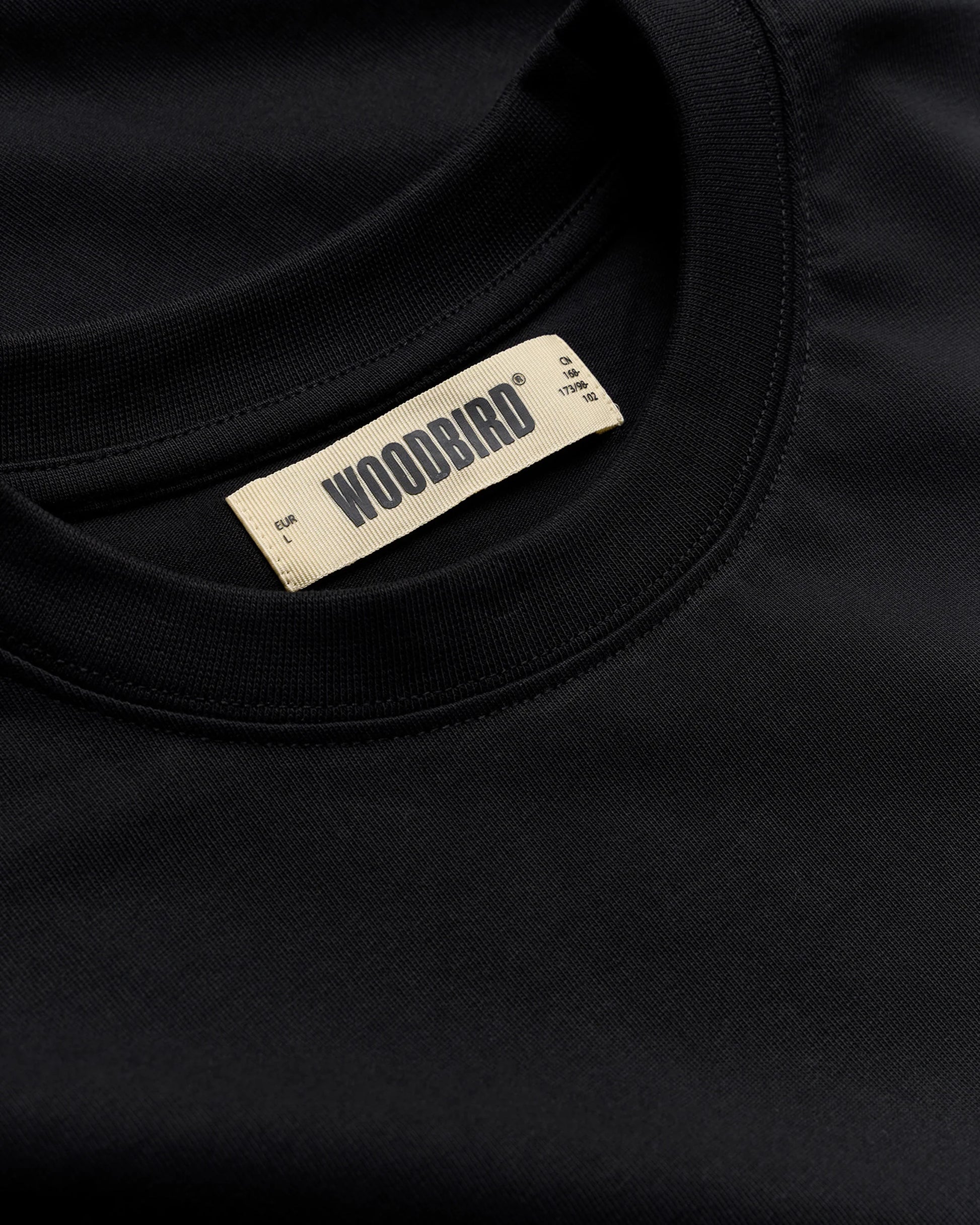 WOODBIRD WBBeam Seat SS Tee - Black - FREESTYLE LLORET