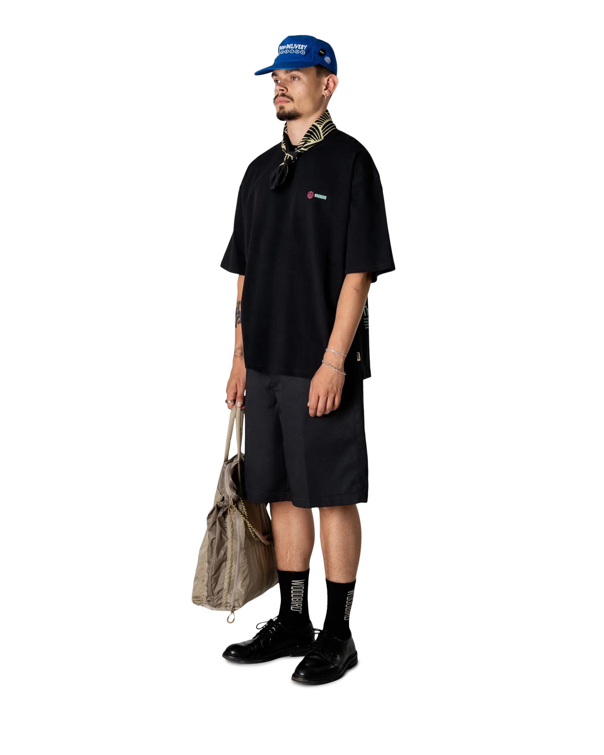 WOODBIRD WBBeam Seat SS Tee - Black - FREESTYLE LLORET