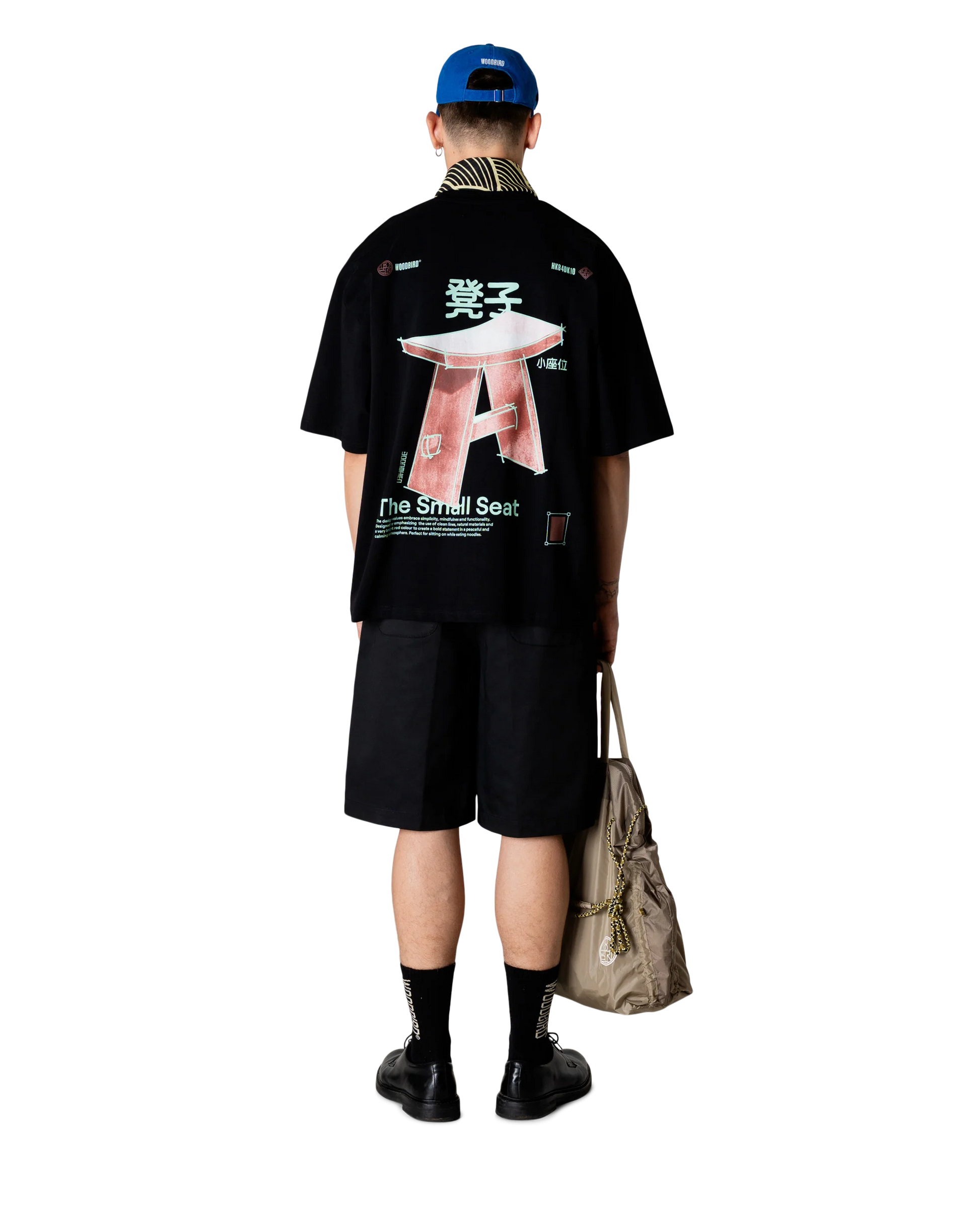 WOODBIRD WBBeam Seat SS Tee - Black - FREESTYLE LLORET