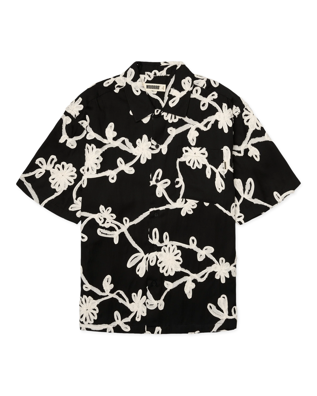 WOODBIRD WBWang Bind SS Shirt - Black - FREESTYLE LLORET