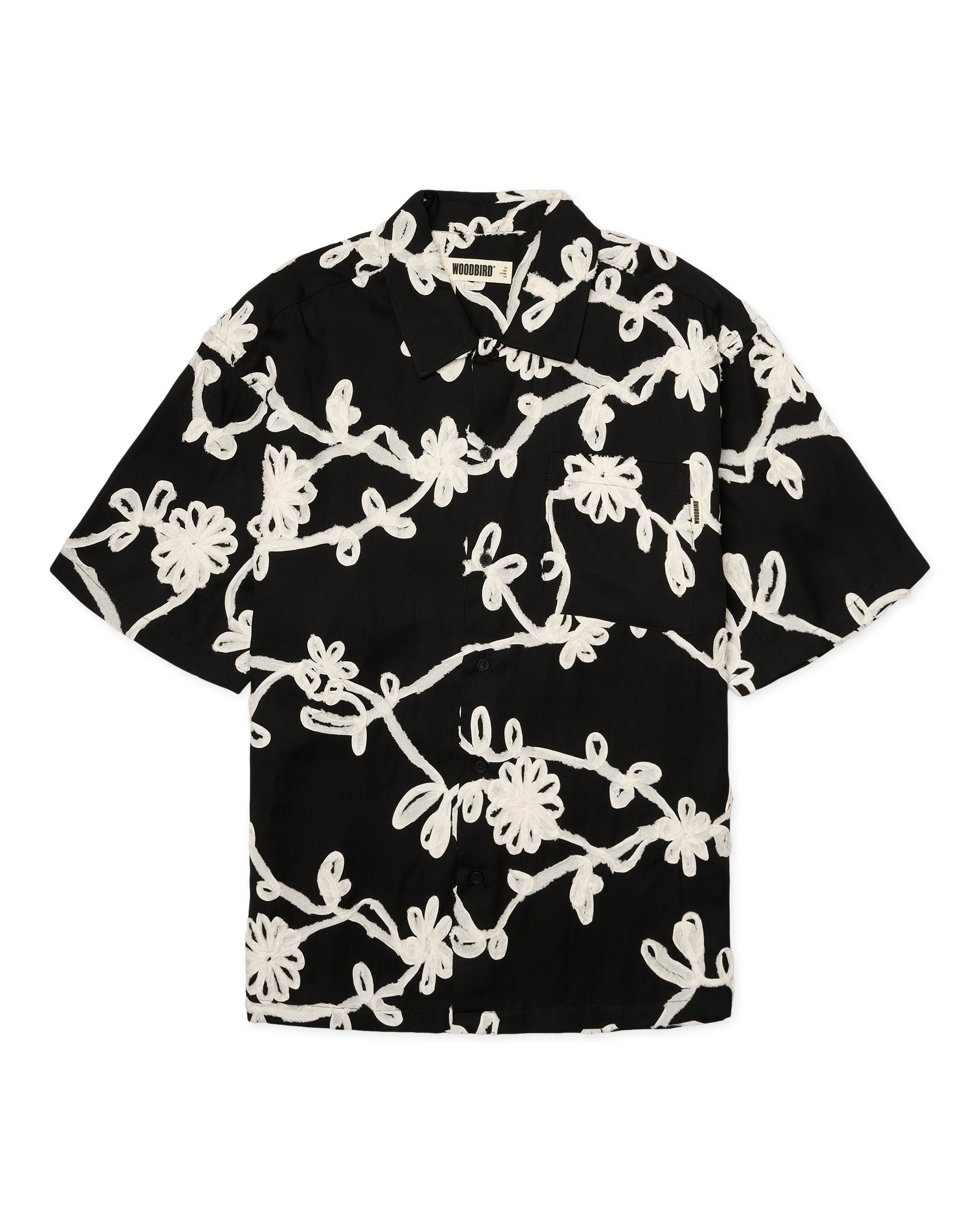 WOODBIRD WBWang Bind SS Shirt - Black - FREESTYLE LLORET