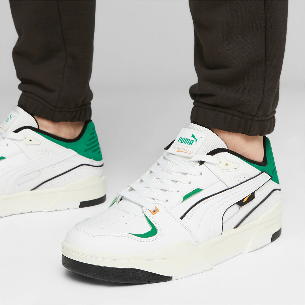 PUMA SLIPSTREAM Bball - PUMA White-Archive Green