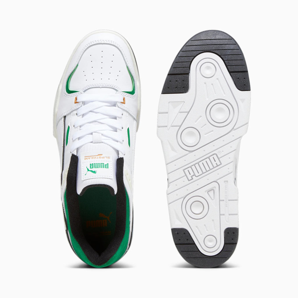 PUMA SLIPSTREAM Bball - PUMA White-Archive Green