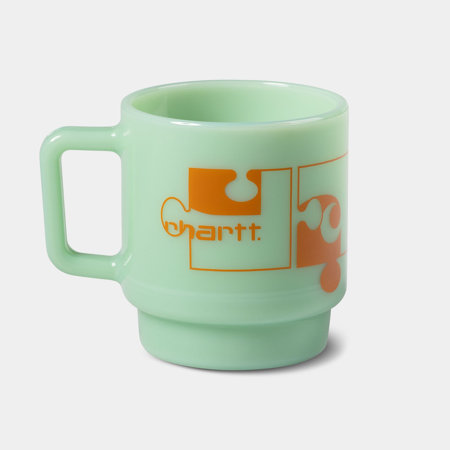 CARHARTT WIP ASSEMBLE GLASS MUG - Jade Carhartt Orange