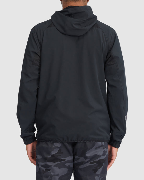 RVCA SPORT YOGGER JACKET - Black