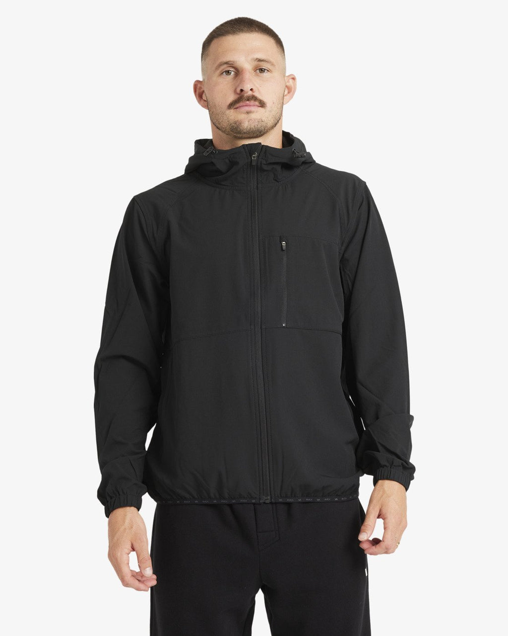 RVCA SPORT YOGGER JACKET - Black