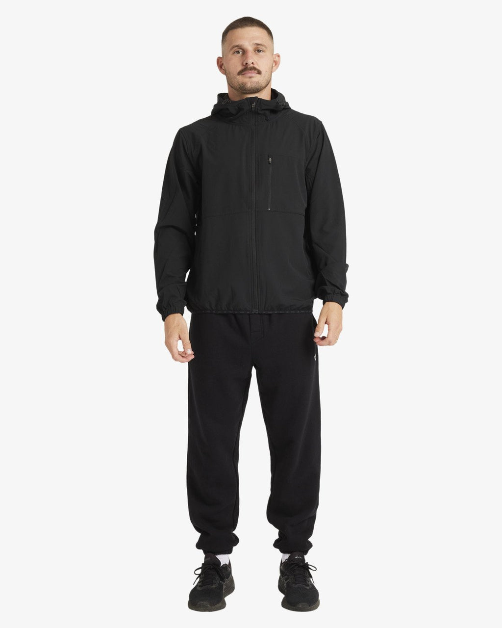 RVCA SPORT YOGGER JACKET - Black
