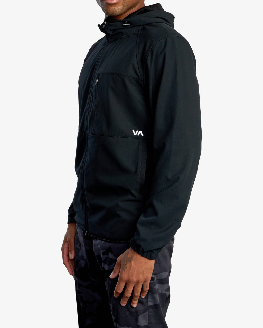 RVCA SPORT YOGGER JACKET - Black