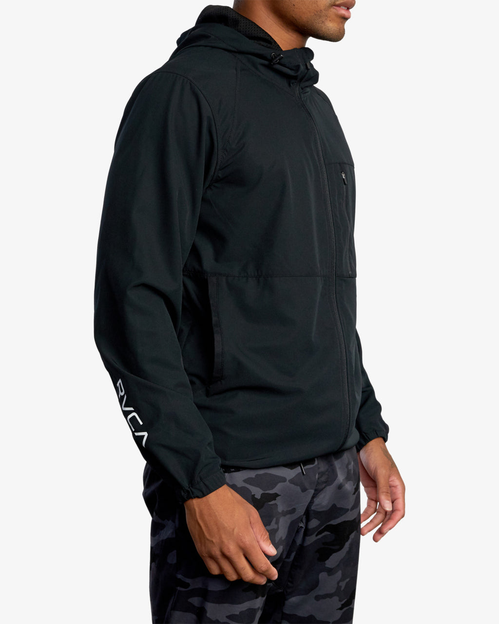 RVCA SPORT YOGGER JACKET - Black