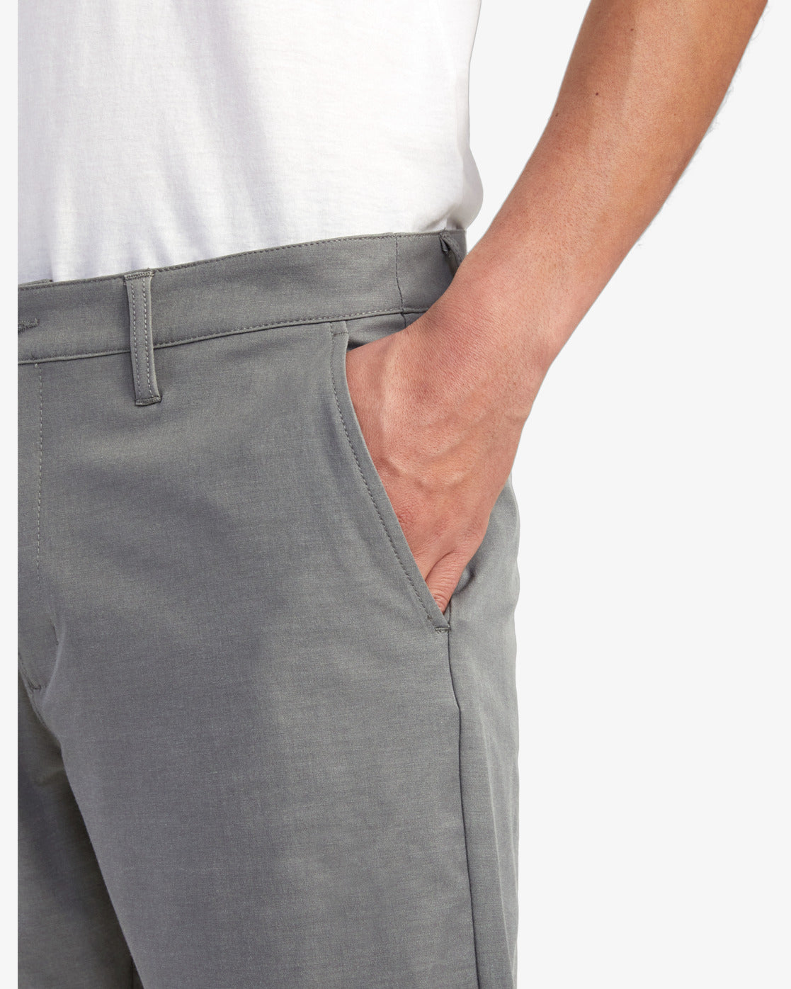 RVCA BACK IN Hybrid Short - Athletic Heather - FREESTYLE LLORET