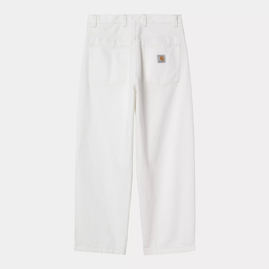 CARHARTT WIP Brandon Pant - White Rinsed