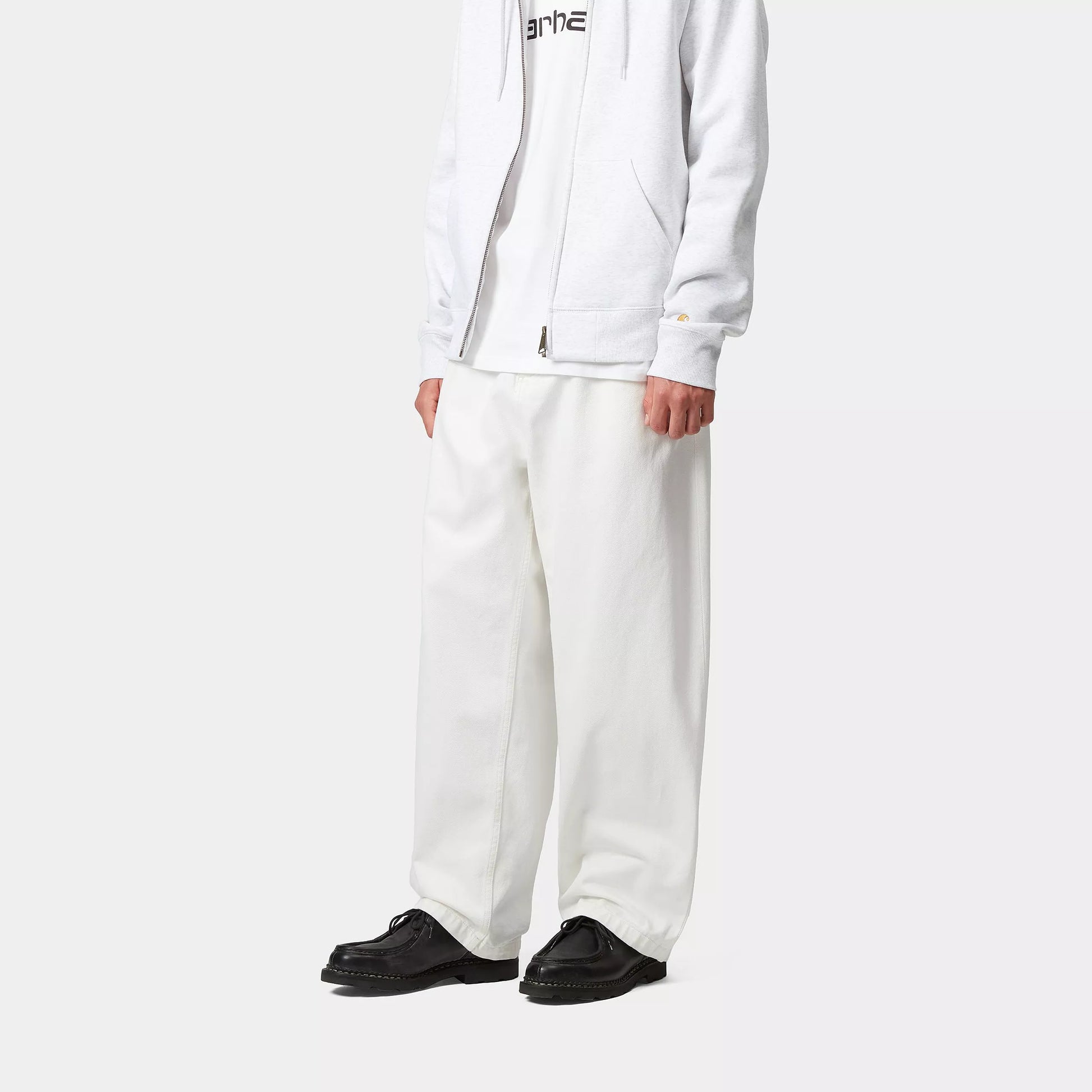 CARHARTT WIP Brandon Pant - White Rinsed