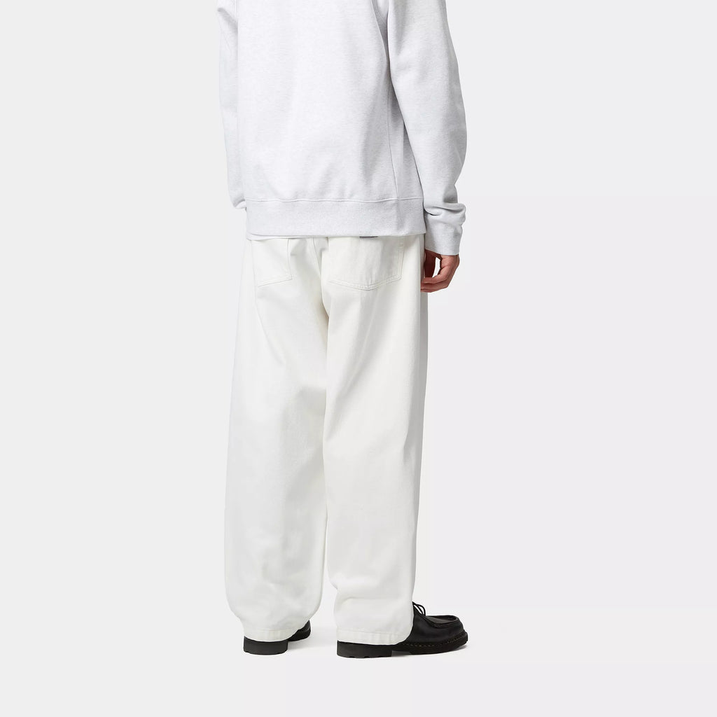 CARHARTT WIP Brandon Pant - White Rinsed