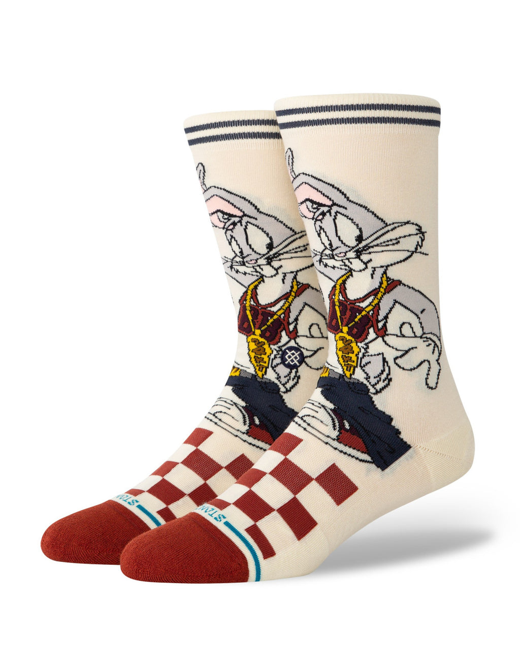 STANCE BUGS CREW - Vintage White