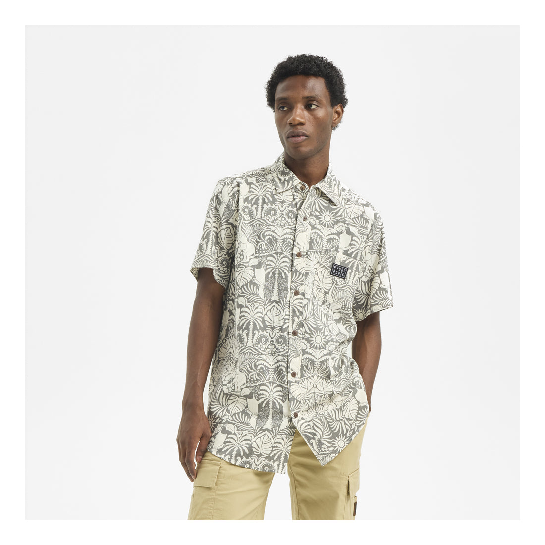 HYDROPONIC Studio SS Shirt - Grey White