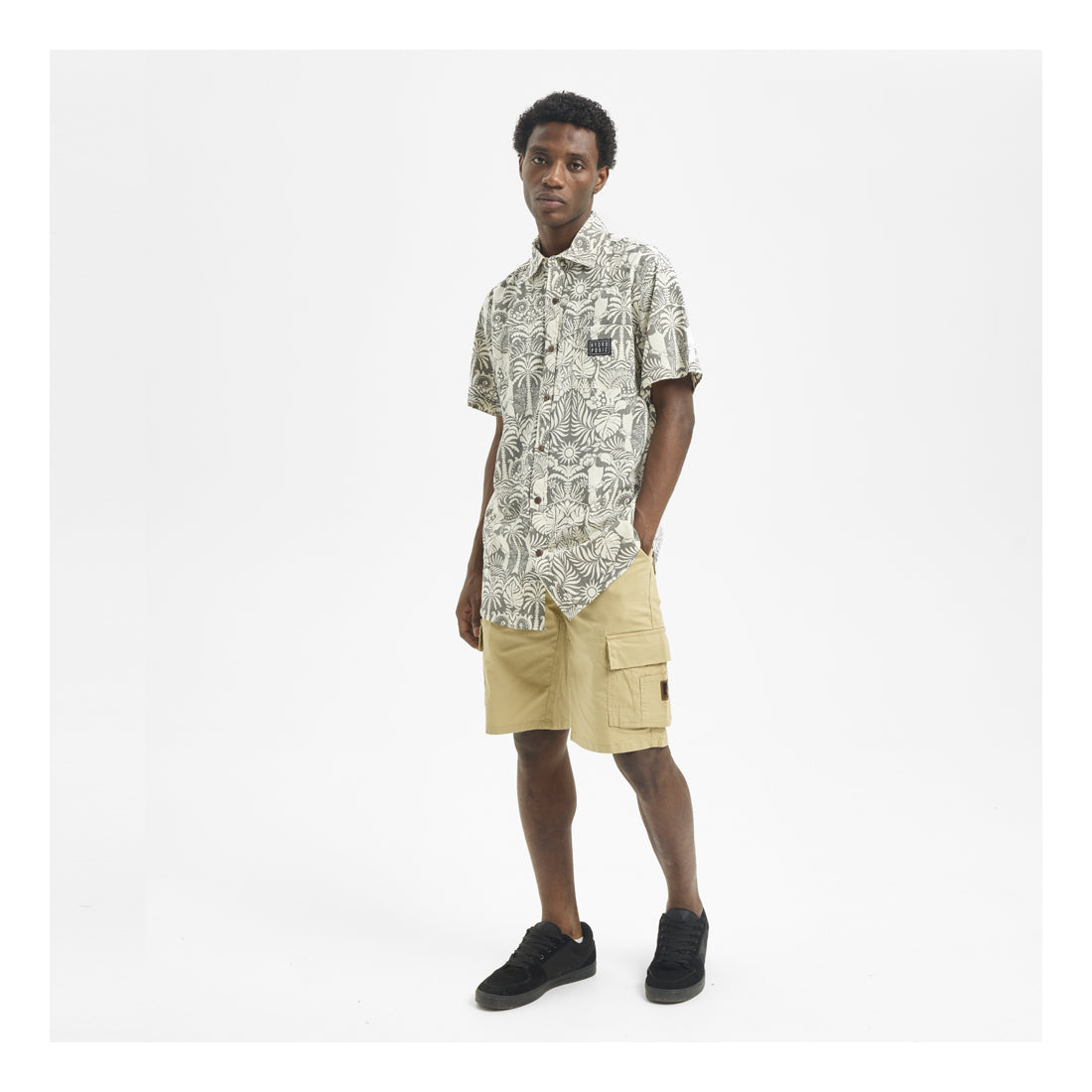 HYDROPONIC Studio SS Shirt - Grey White