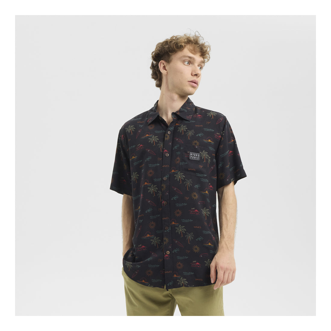 HYDROPONIC Topanga SS Shirt - Charcoal