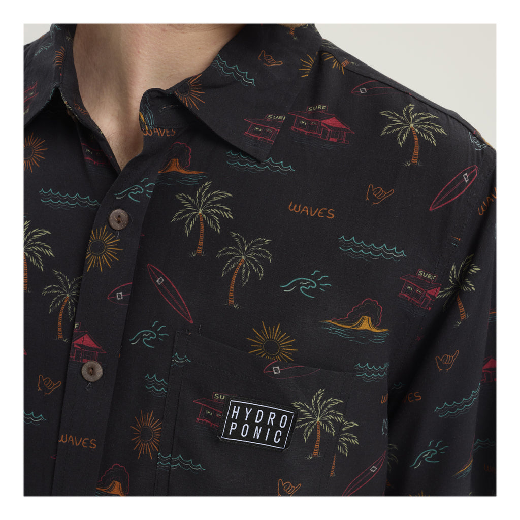 HYDROPONIC Topanga SS Shirt - Charcoal