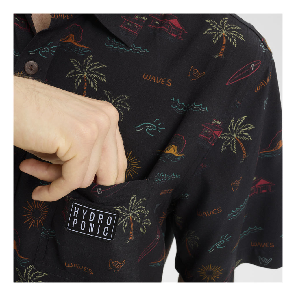 HYDROPONIC Topanga SS Shirt - Charcoal