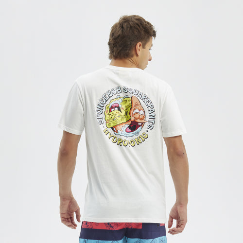 HYDROPONIC X Bob Esponja Ying Yang SS Tee - White