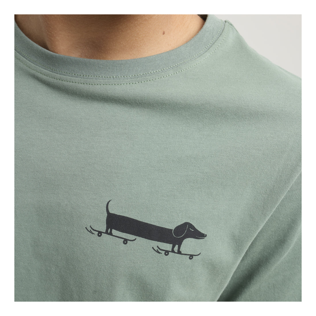 HYDROPONIC Dachshund SS Tee - Green