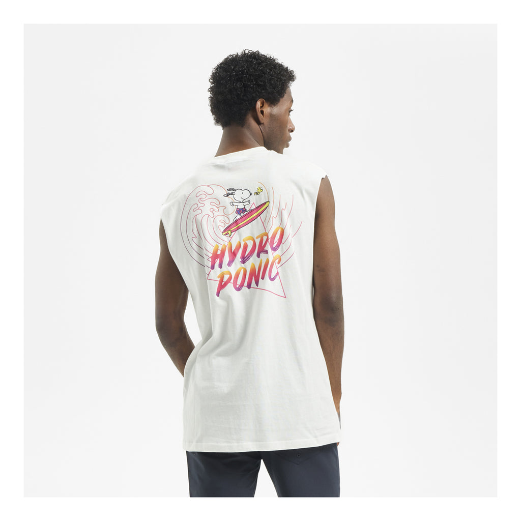 HYDROPONIC X Peanuts Tank Top Tee - White