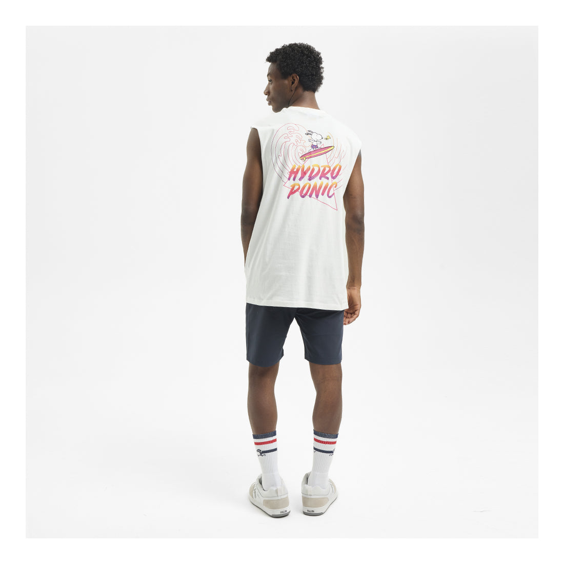 HYDROPONIC X Peanuts Tank Top Tee - White