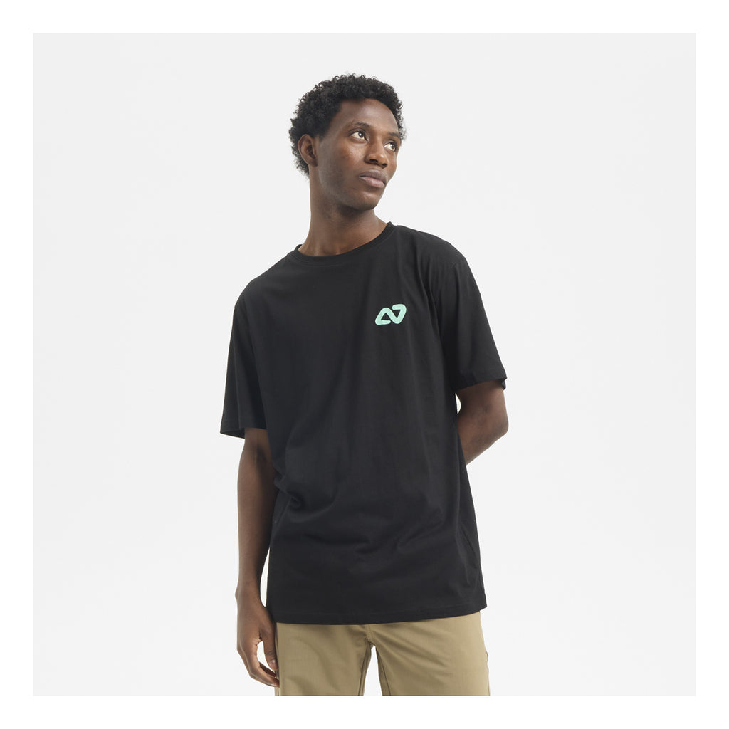 HYDROPONIC Log Out SS Tee - Black