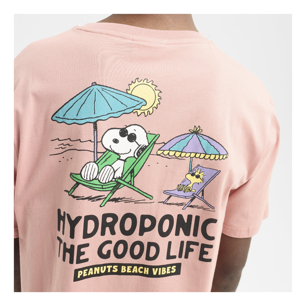 HYDROPONIC X Peanuts Good Life SS Tee - Peach Blossom