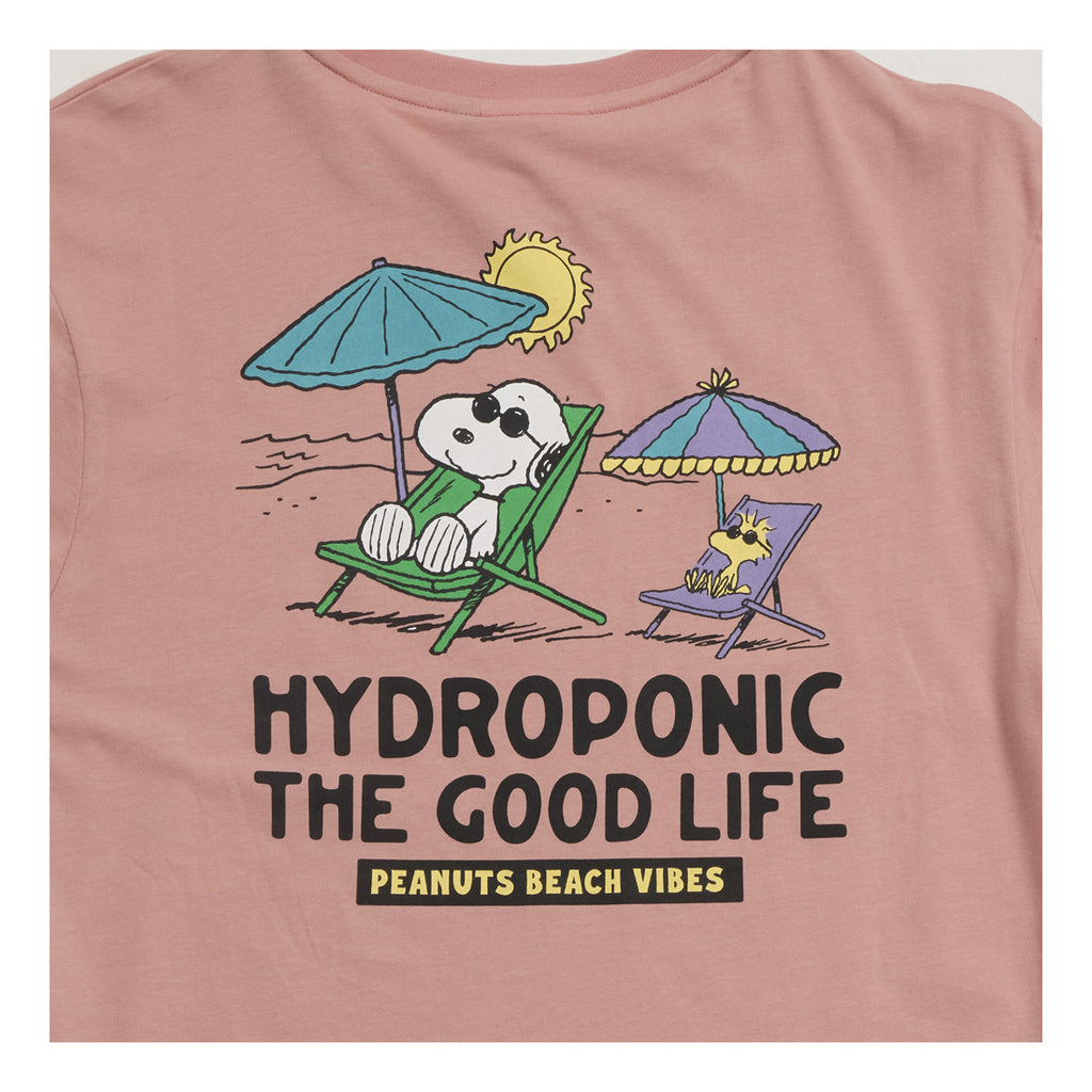 HYDROPONIC X Peanuts Good Life SS Tee - Peach Blossom