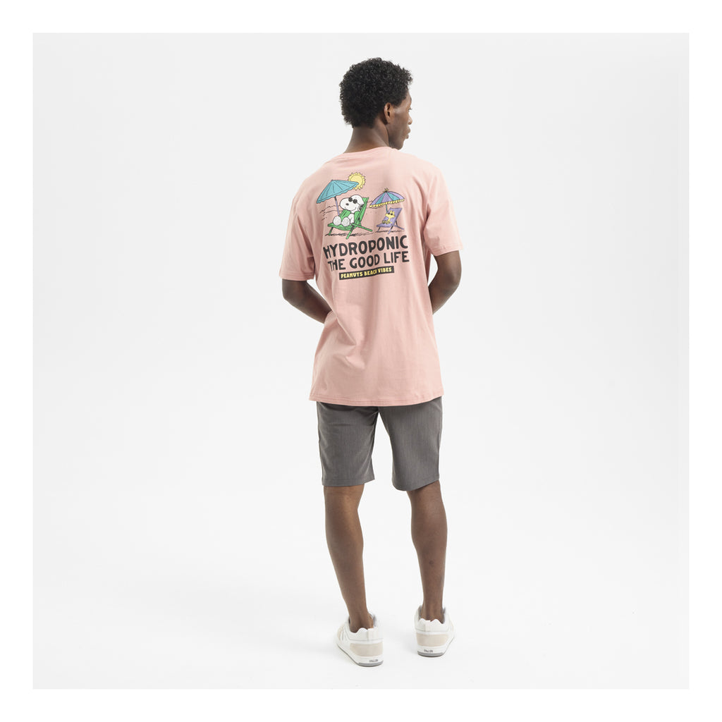 HYDROPONIC X Peanuts Good Life SS Tee - Peach Blossom
