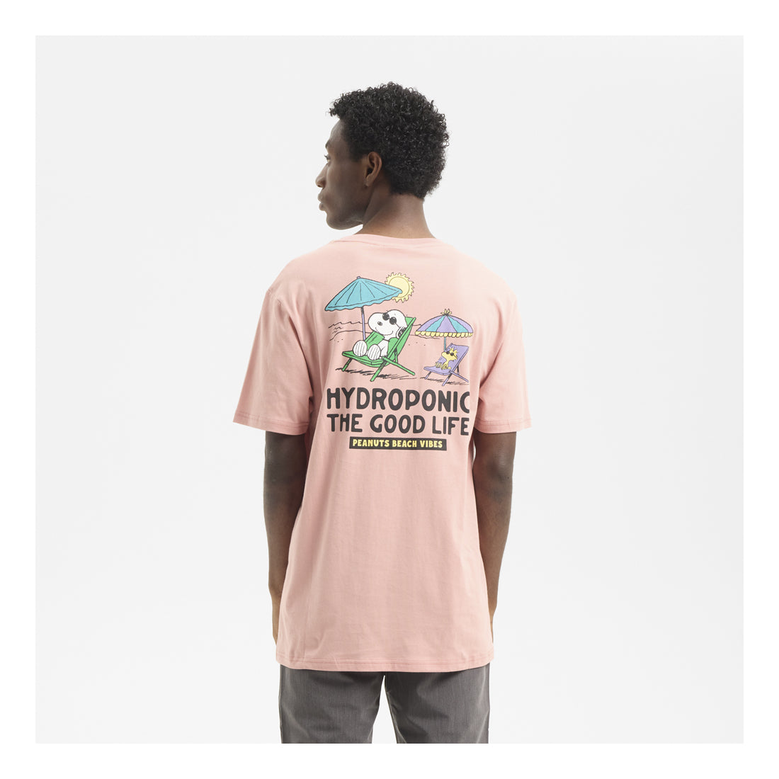 HYDROPONIC X Peanuts Good Life SS Tee - Peach Blossom