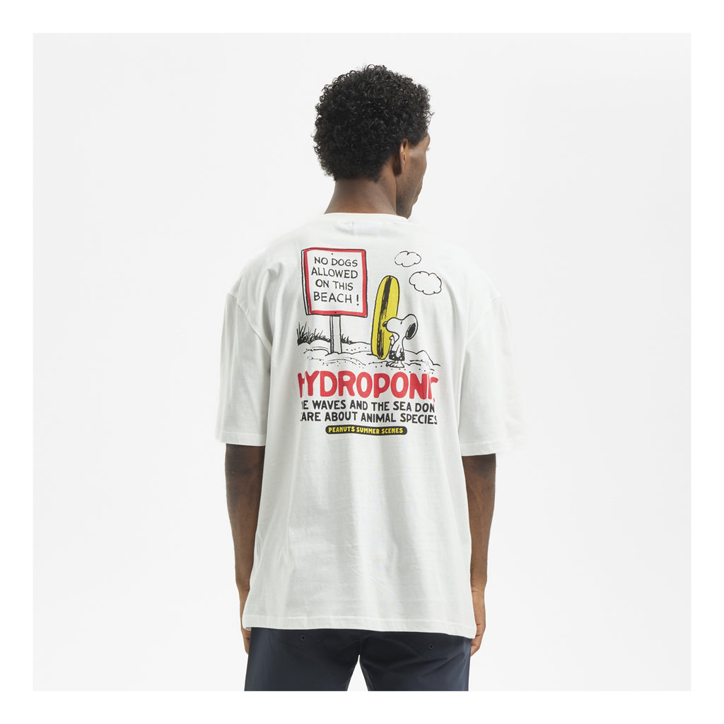 HYDROPONIC X Peanuts No Dogs SS Tee - White
