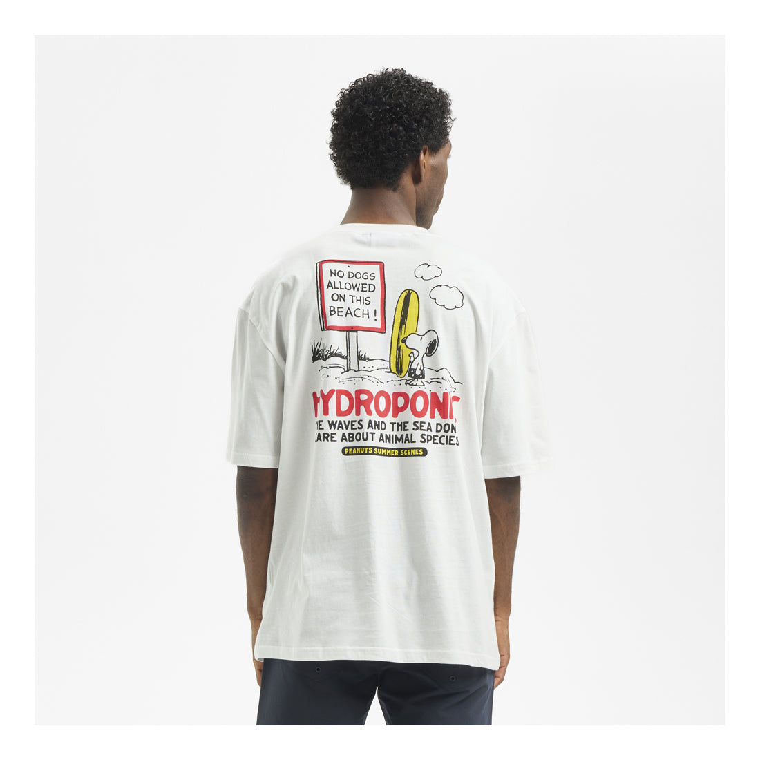 HYDROPONIC X Peanuts No Dogs SS Tee - White