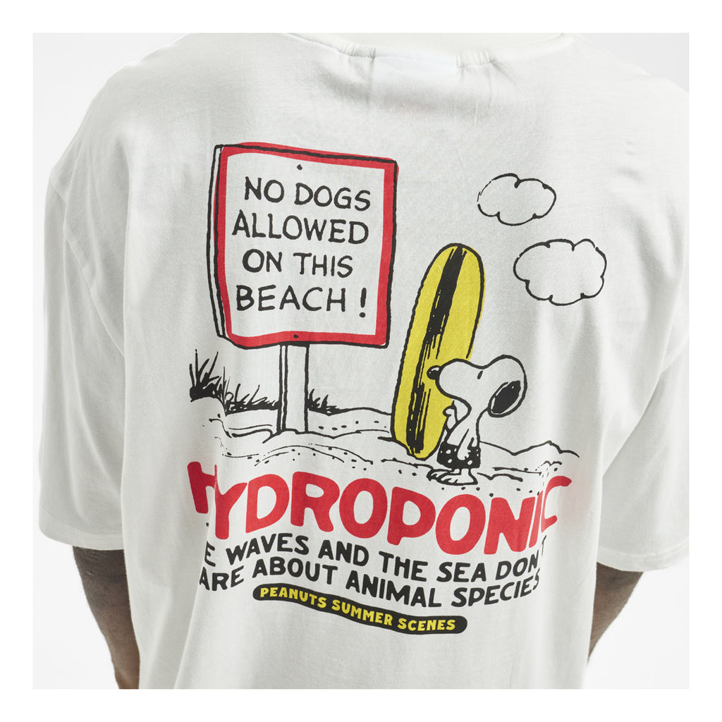 HYDROPONIC X Peanuts No Dogs SS Tee - White