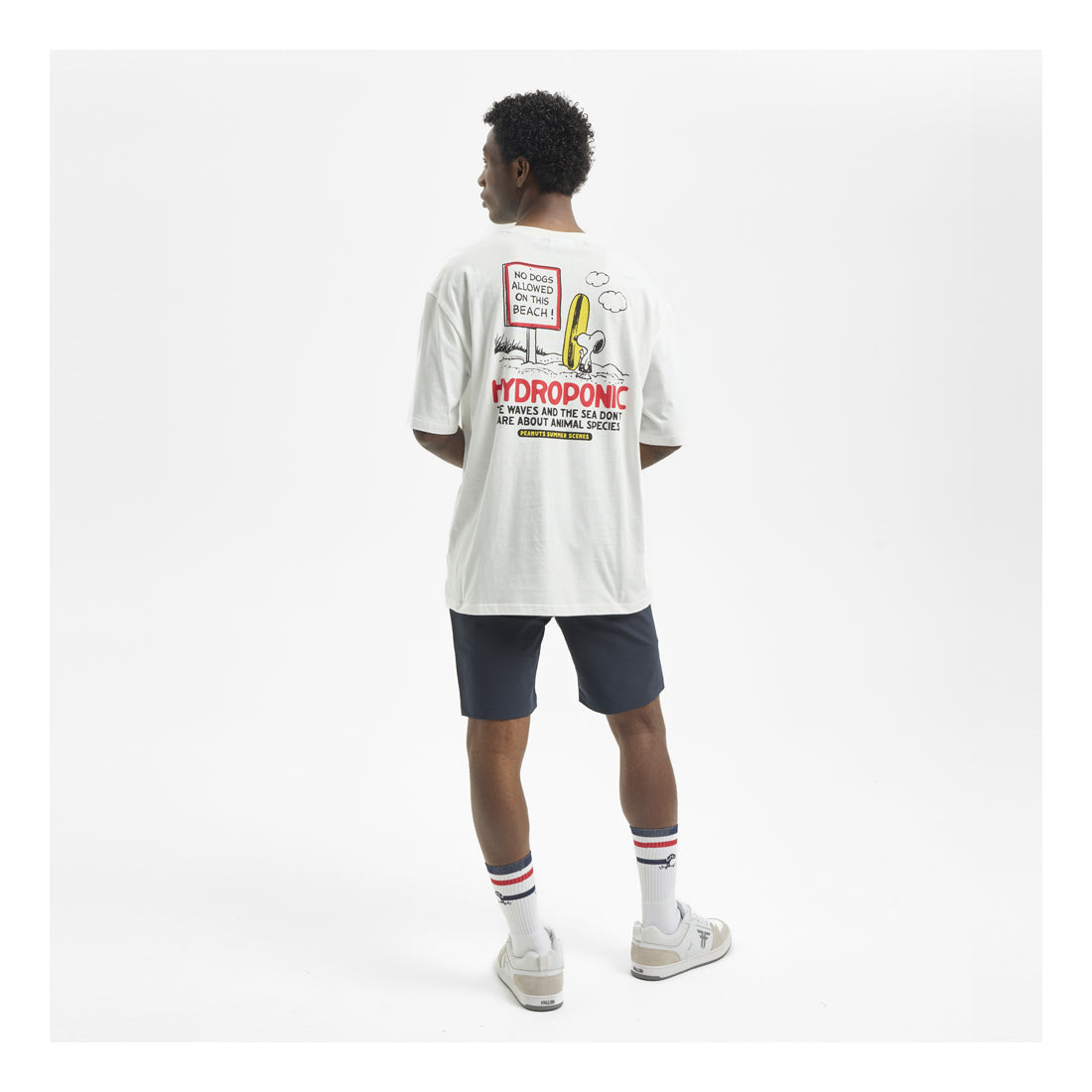 HYDROPONIC X Peanuts No Dogs SS Tee - White