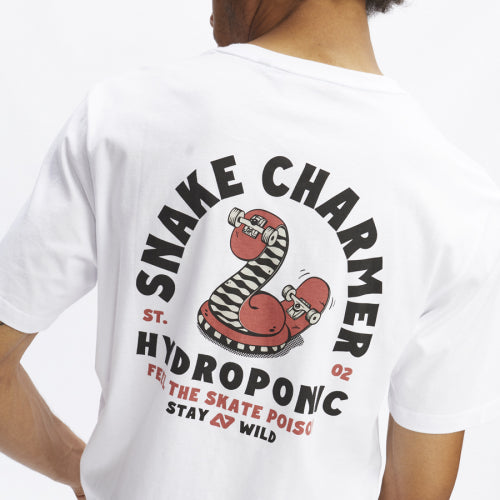 HYDROPONIC SNAKE SS TEE - White